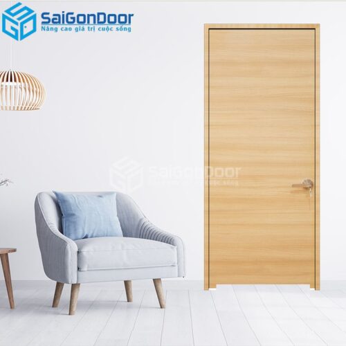 Cửa Gỗ Chống Cháy MDF Laminate van ngang-a-SGD