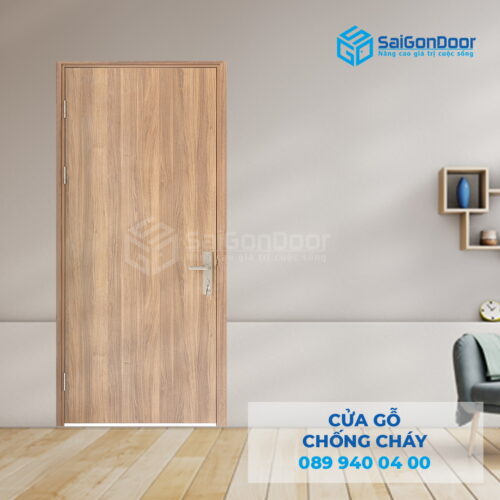 Cửa Gỗ Chống Cháy MDF Melamine P1-SGD