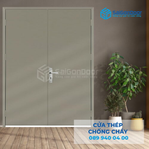 Cửa Thép Chống Cháy 2P1-SGD