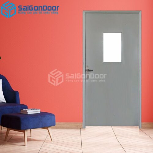 Cửa Thép Chống Cháy P1G1 khoa tay gat-a-SGD